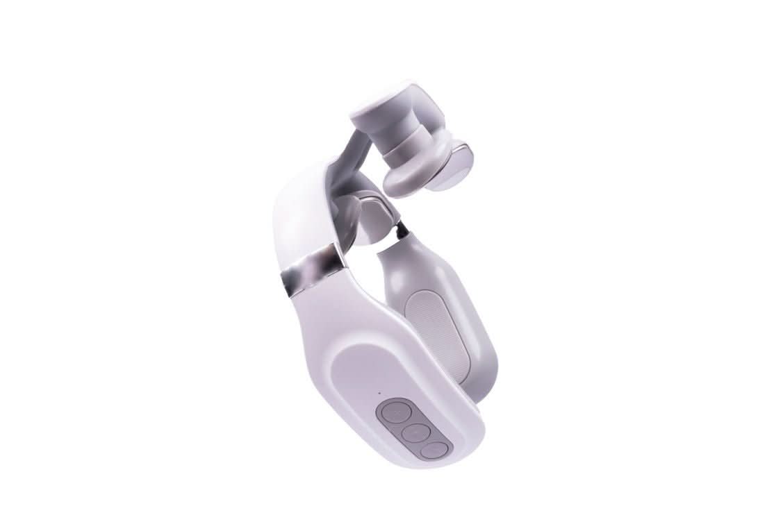 Nakke Massager 4-i-1 med Varme og Vibration - Massageapparat til Nakke
