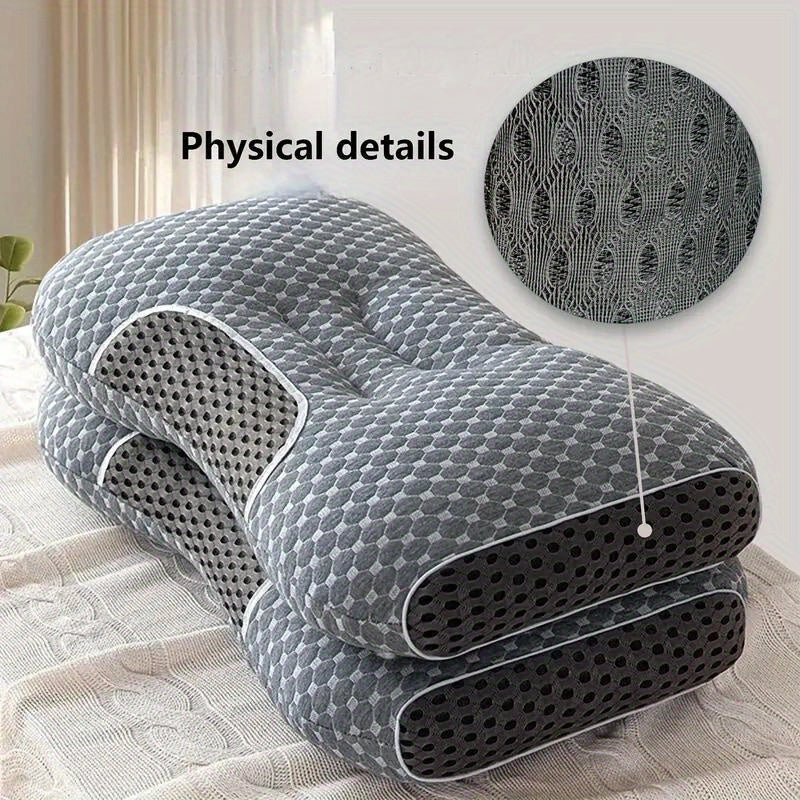 Nakkepude til Ryg- og Mavesovende med Ergonomisk Design