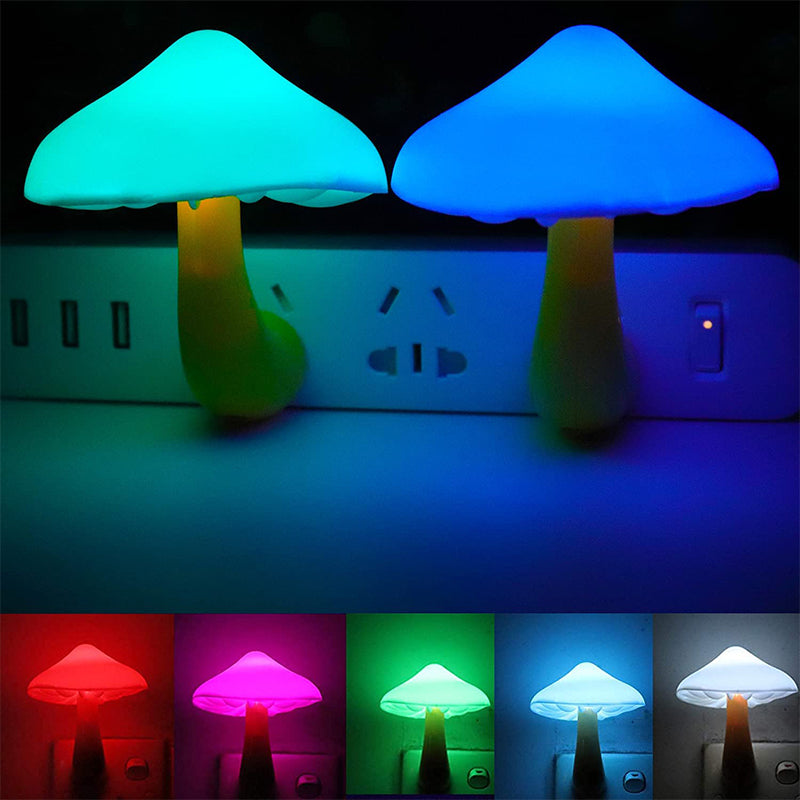 Nattelys Lampe Svampedesign til Soveværelse