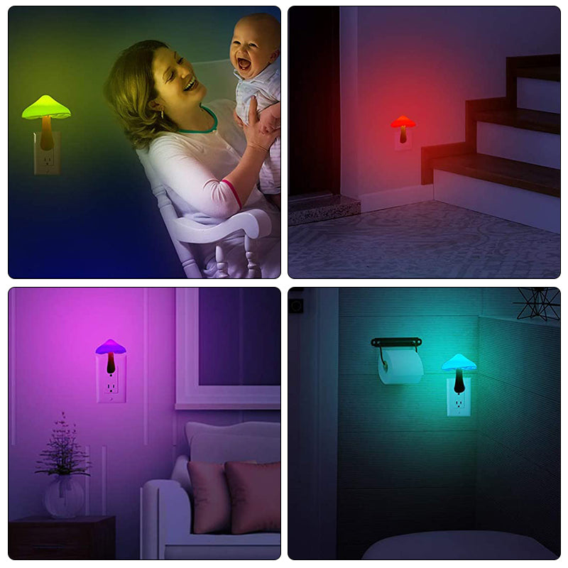 Nattelys Lampe Svampedesign til Soveværelse