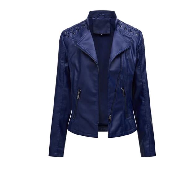 Daphne Kvinders Vintage Stil Kontorjakke – Elegant Fitted Snit med Usynlig Lynlås & Piped Lommer