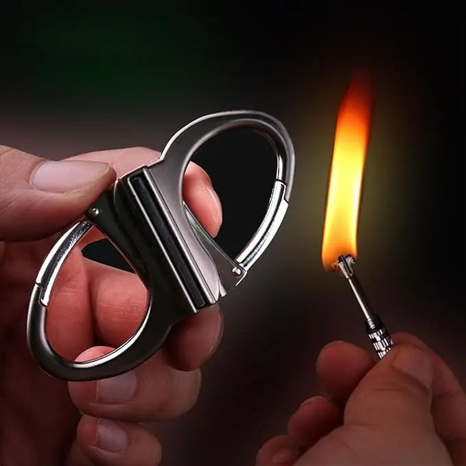 Nøglering Lighter til Udendørs Brug Kompakt Vindtæt