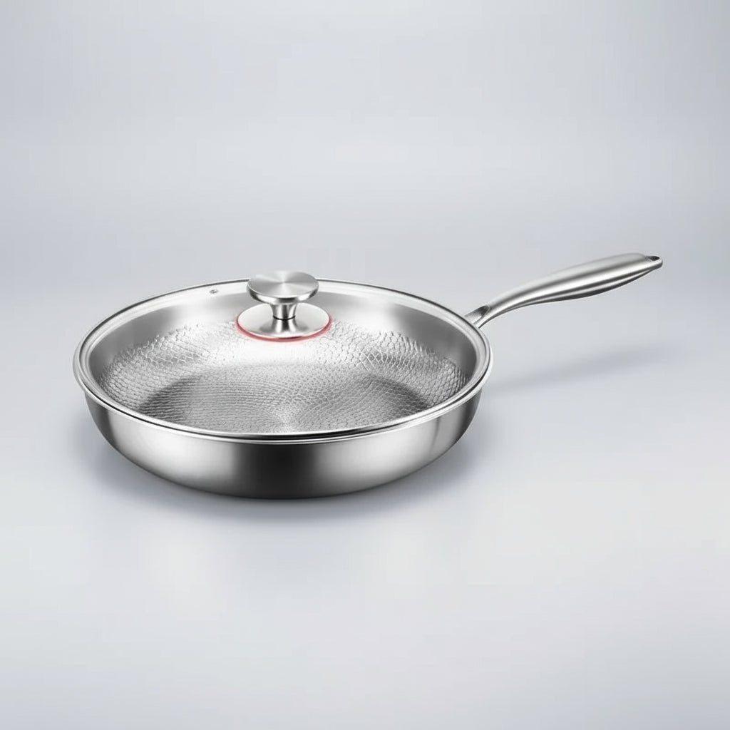 Non-Stick Stegepande Håndhamret Design til Induktionskomfur