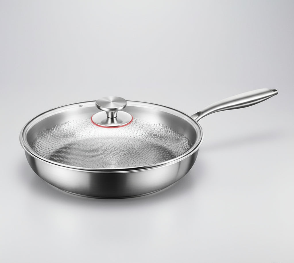 Non-Stick Stegepande Håndhamret Design til Induktionskomfur