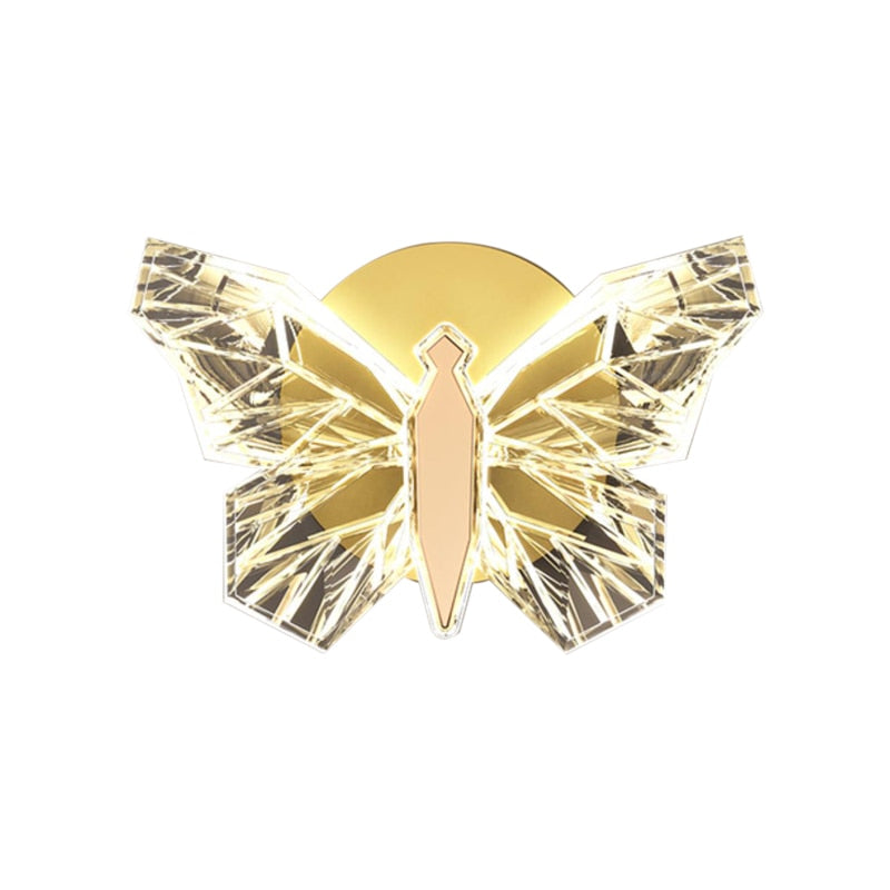Nordic Butterfly LED Væglampe til Stue og Soveværelse