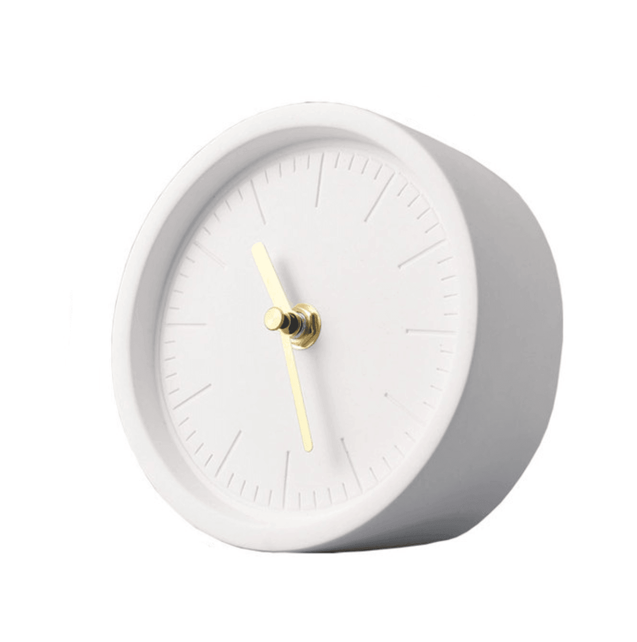 Nordic Cement Desk Clock Modern Design
