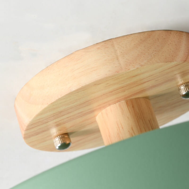 Nordic Log Rund Loftslampe Moderne