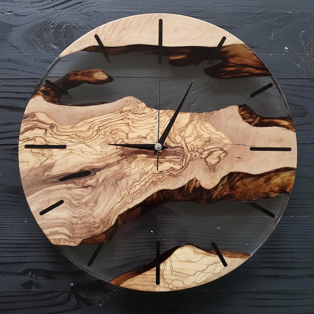 Nordic Wooden Wall Clock Minimalist Design