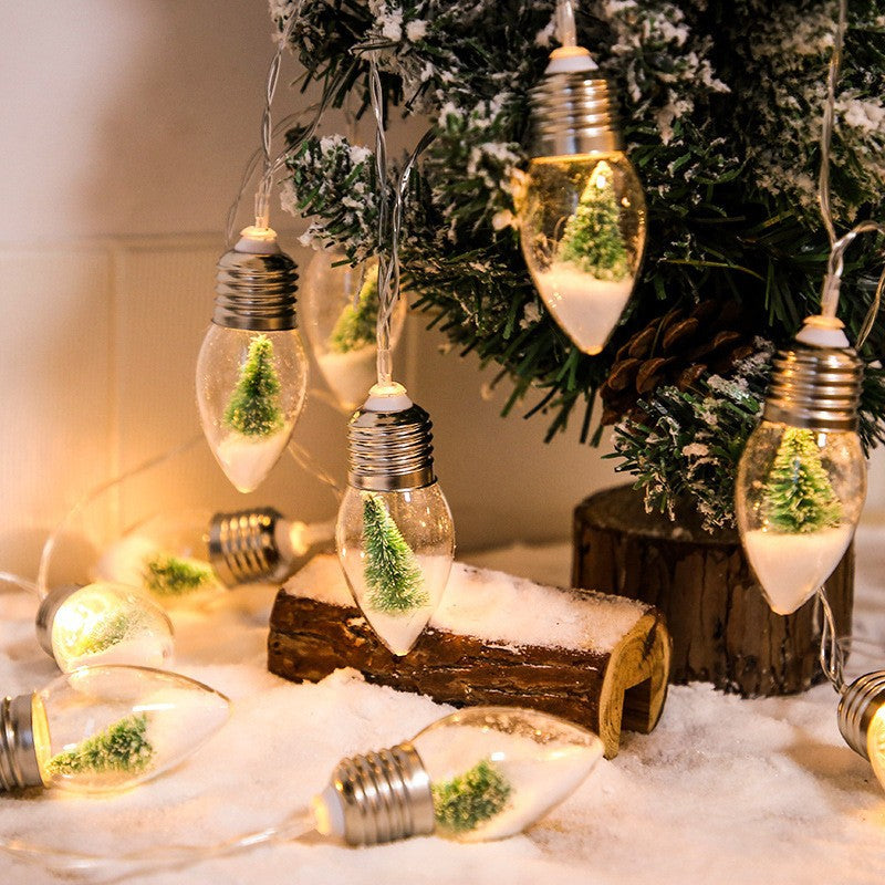 LED-julbelysning med julfigurer – dekorativ ljusslinga för julgranen