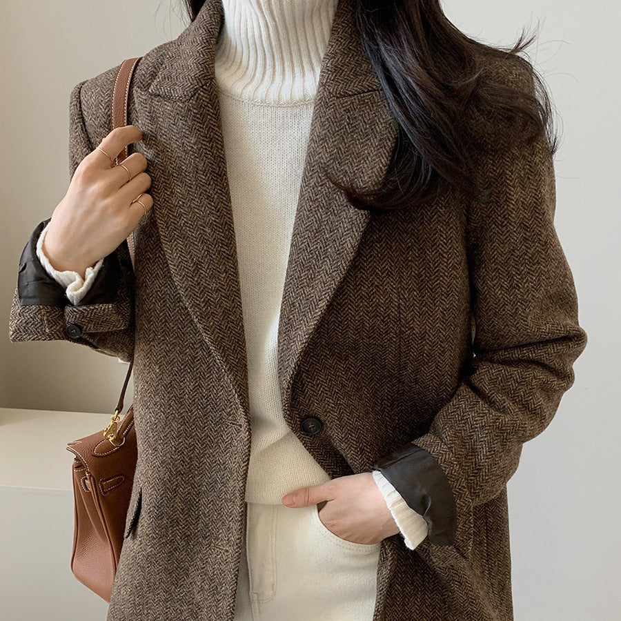 Kennedi Kvinders Jakke – Klassisk Elegant og Alsidig Blazer til Casual & Formelle Outfits