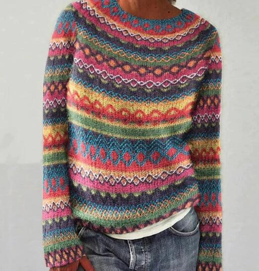 Oviya Pullover til Kvinder – Casual Snit med Lange Ærmer til Kølige Dage & Hverdagsstil
