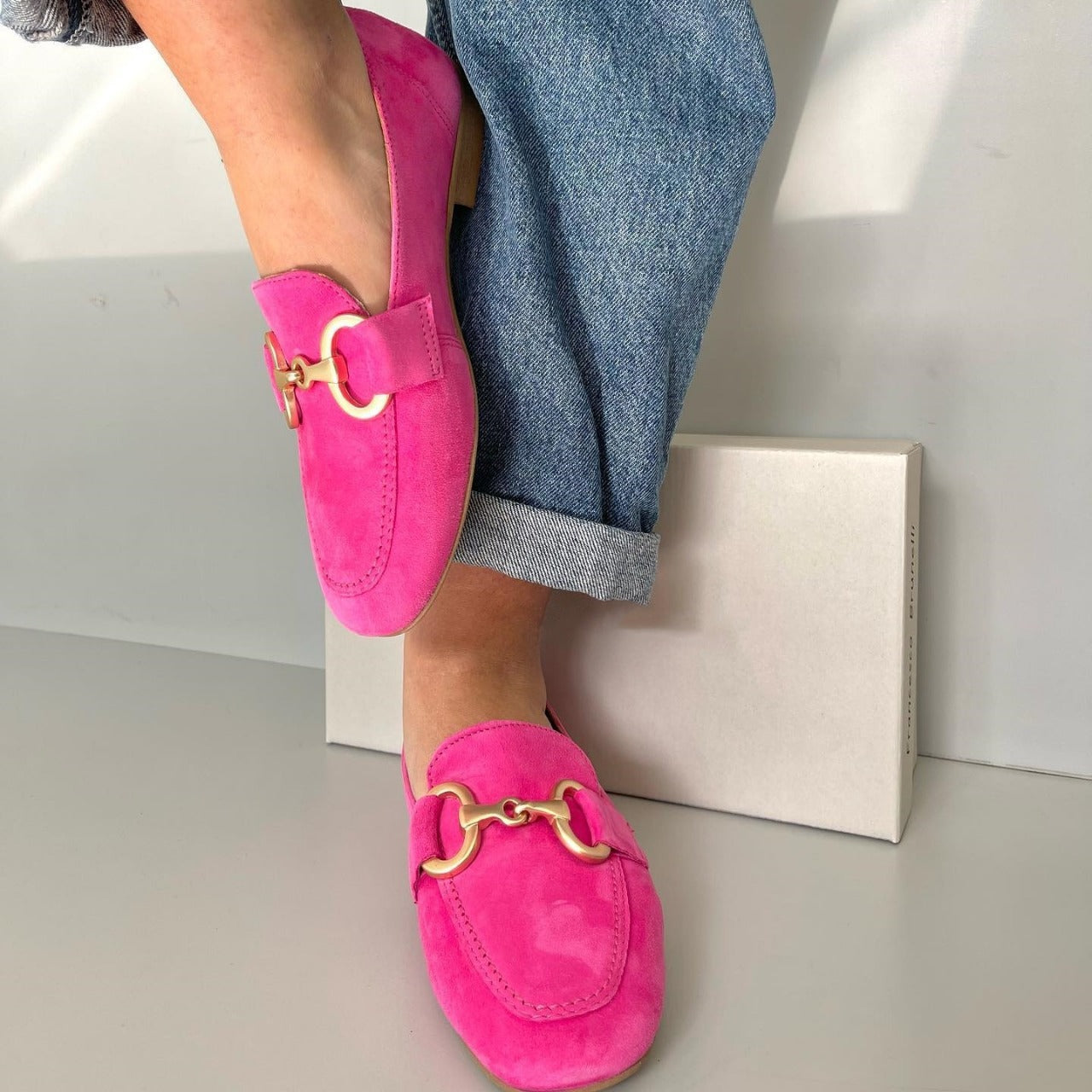 CHIC LOAFERS MED GULDDETALJER