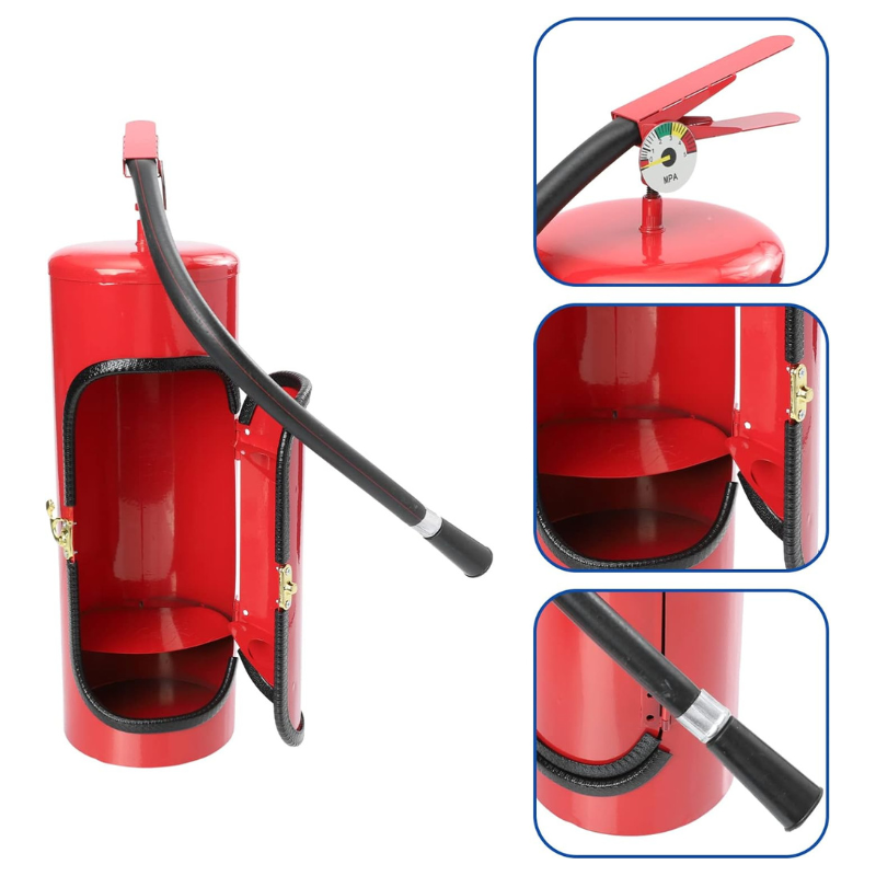 Original Flaskeholder i Ildslukker Design