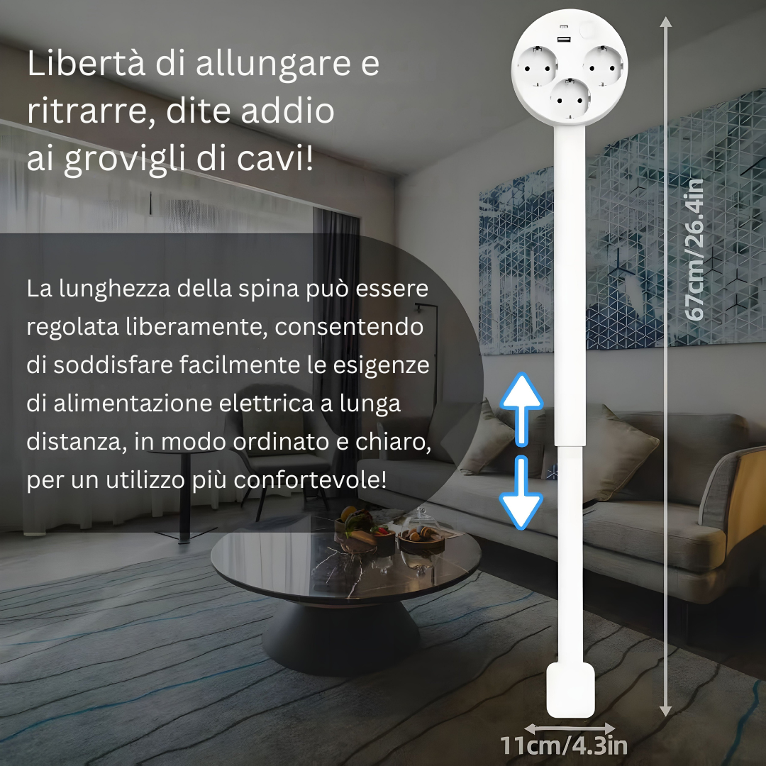 FlexiReach | Den stilfulde og intelligente forlængerstik til et moderne hjem