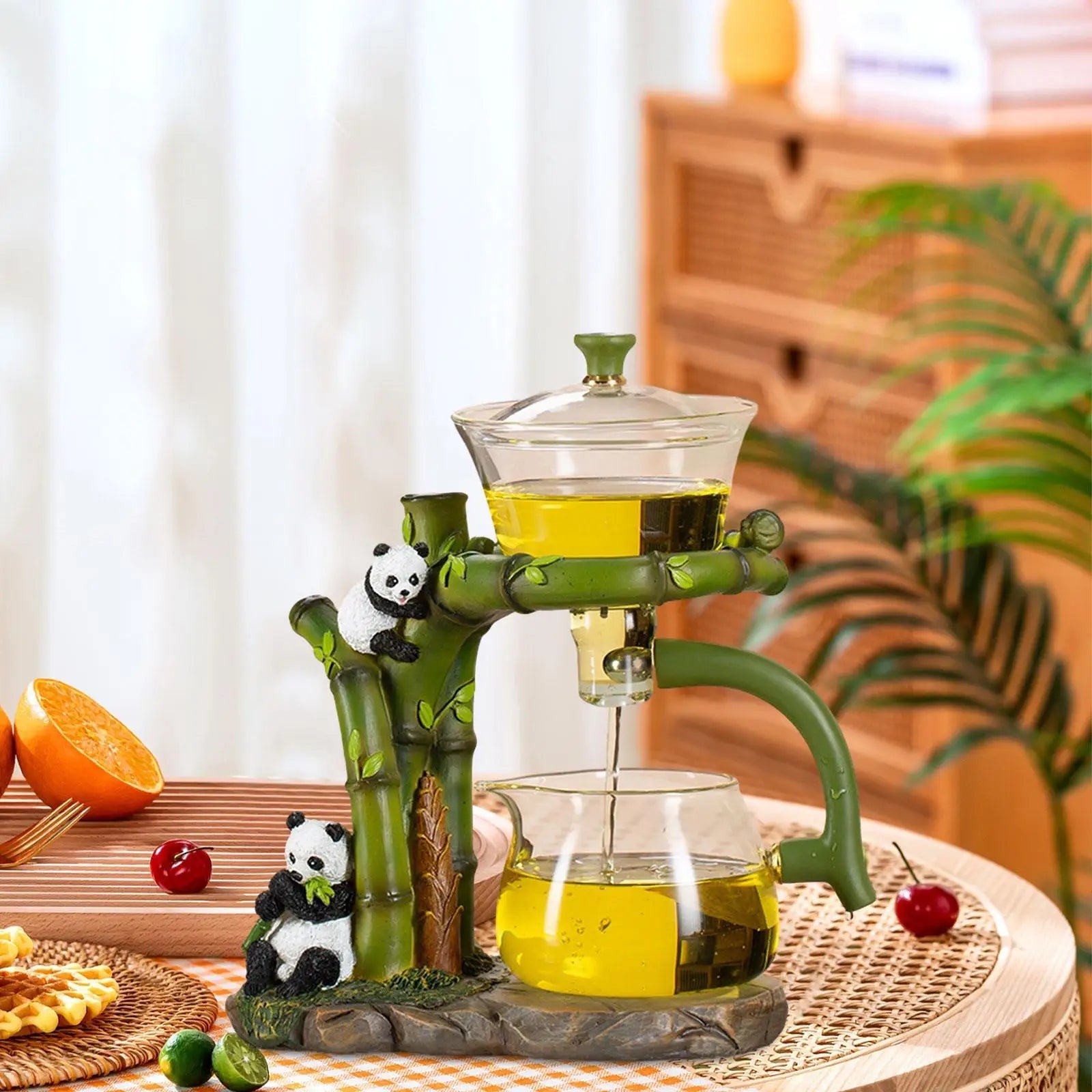 Panda Teaset til Teelskere med Legende Design og Ergonomisk Håndtag