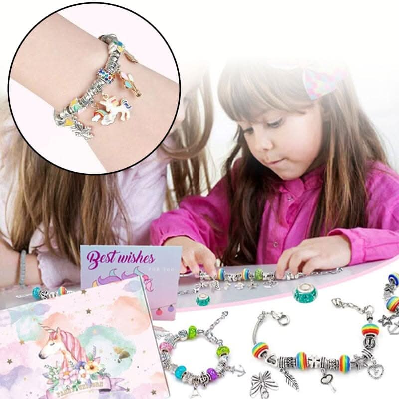 Pige Armbåndssæt med Funklende Charms