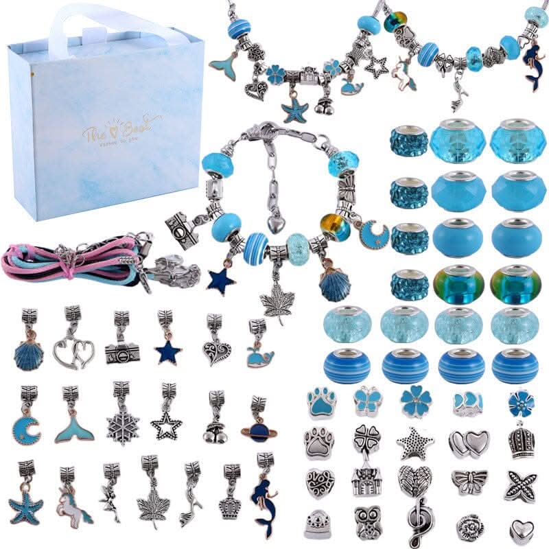Pige Armbåndssæt med Funklende Charms