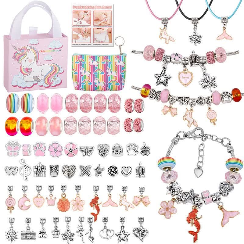Pige Armbåndssæt med Funklende Charms