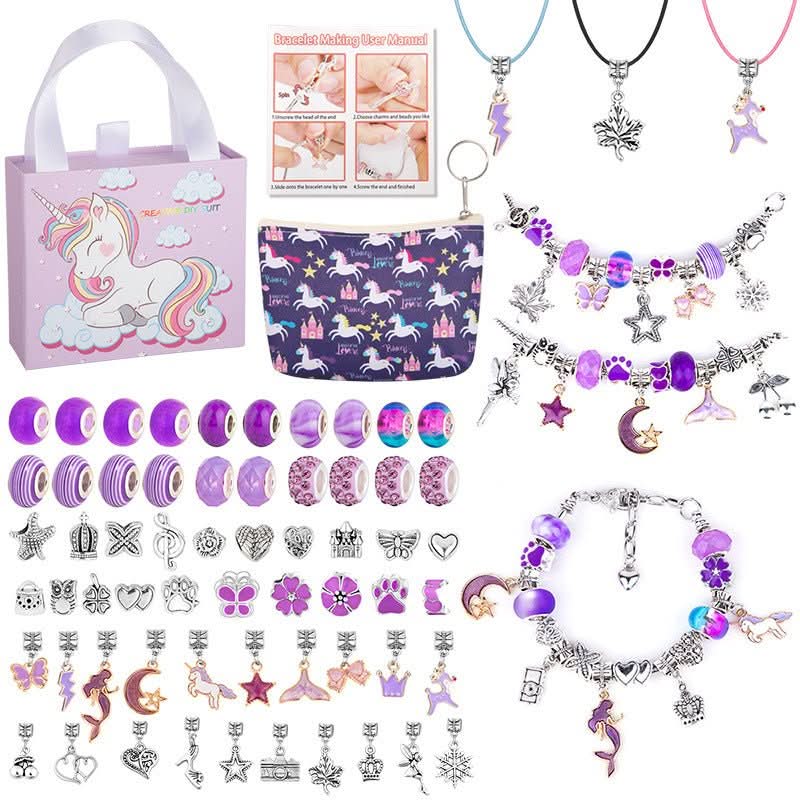 Pige Armbåndssæt med Funklende Charms