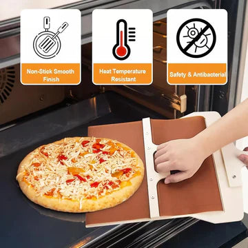 Pizzaskræl til Nem Overførsel og Servering med Ergonomisk Håndtag