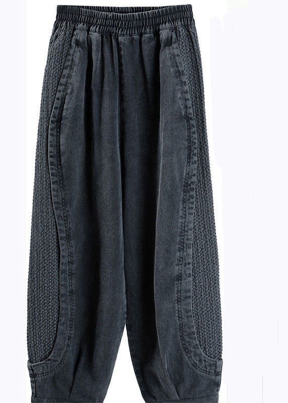 Kvinders Harem-bukser Løs Casual Bomuld Patchwork