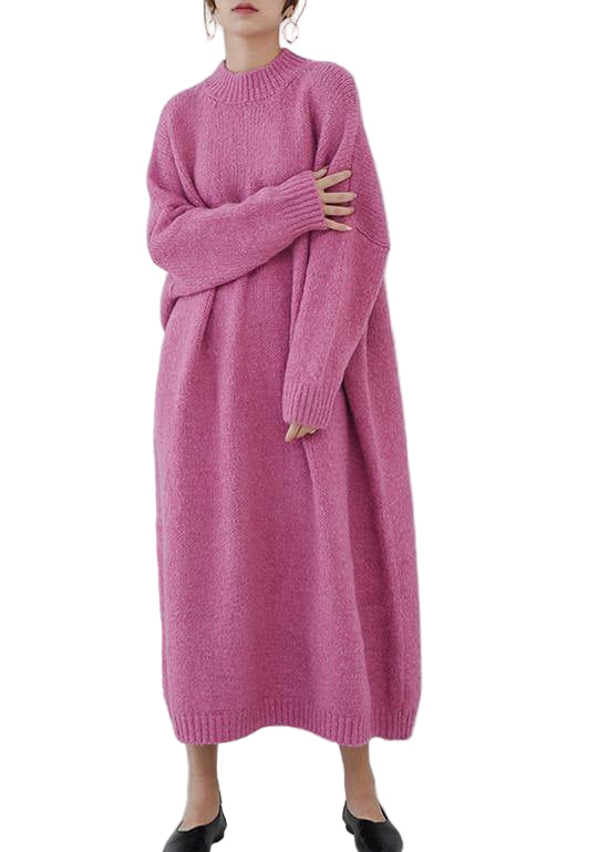 Plus Size O-hals Sweater til Efterårsvejr