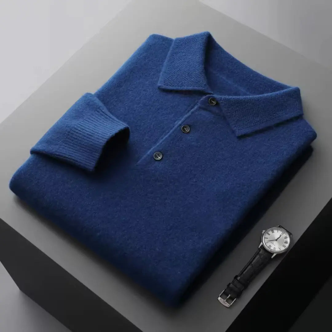 Polo Shirt Til Mænd Klassisk Rund Hals Premium Materiale