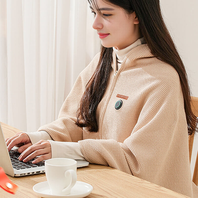 CozyWarm USB Elektrisk Opvarmet Tæppe | Varme lige ved hånden-zarada.dk