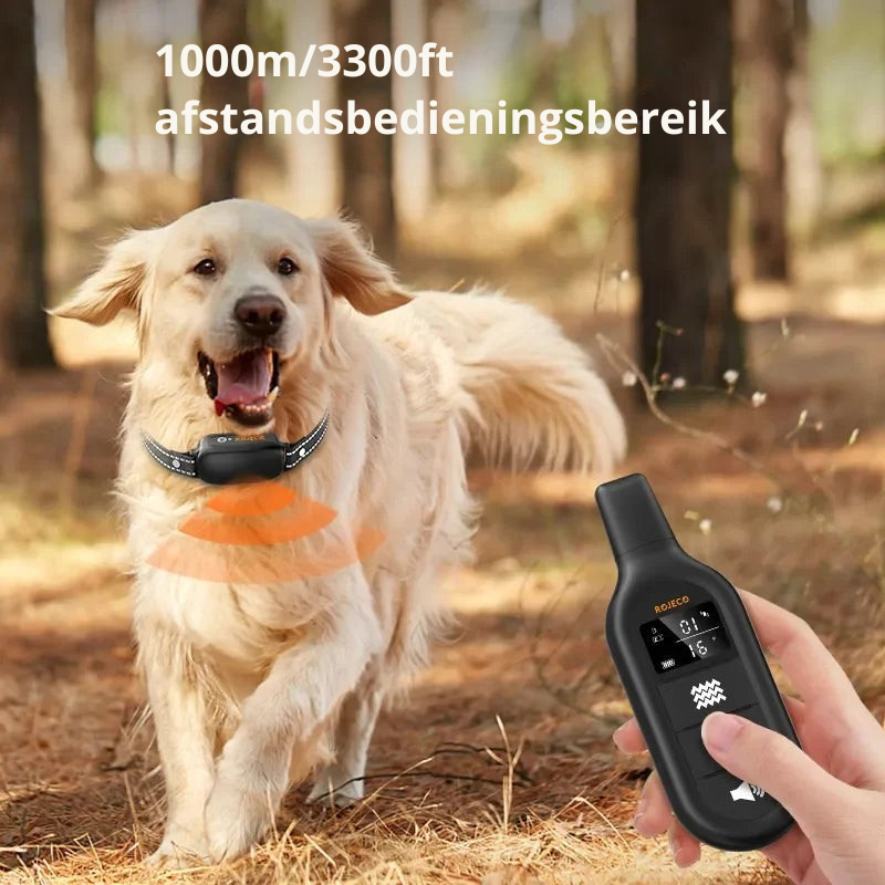 ProTrain – Genopladelig vandtæt hundetræningshalsbånd