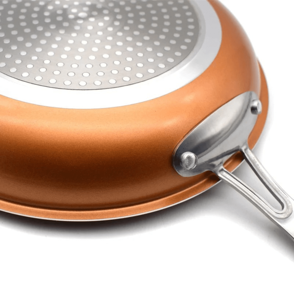 Professionel Kobberpande med Non-Stick Belægning