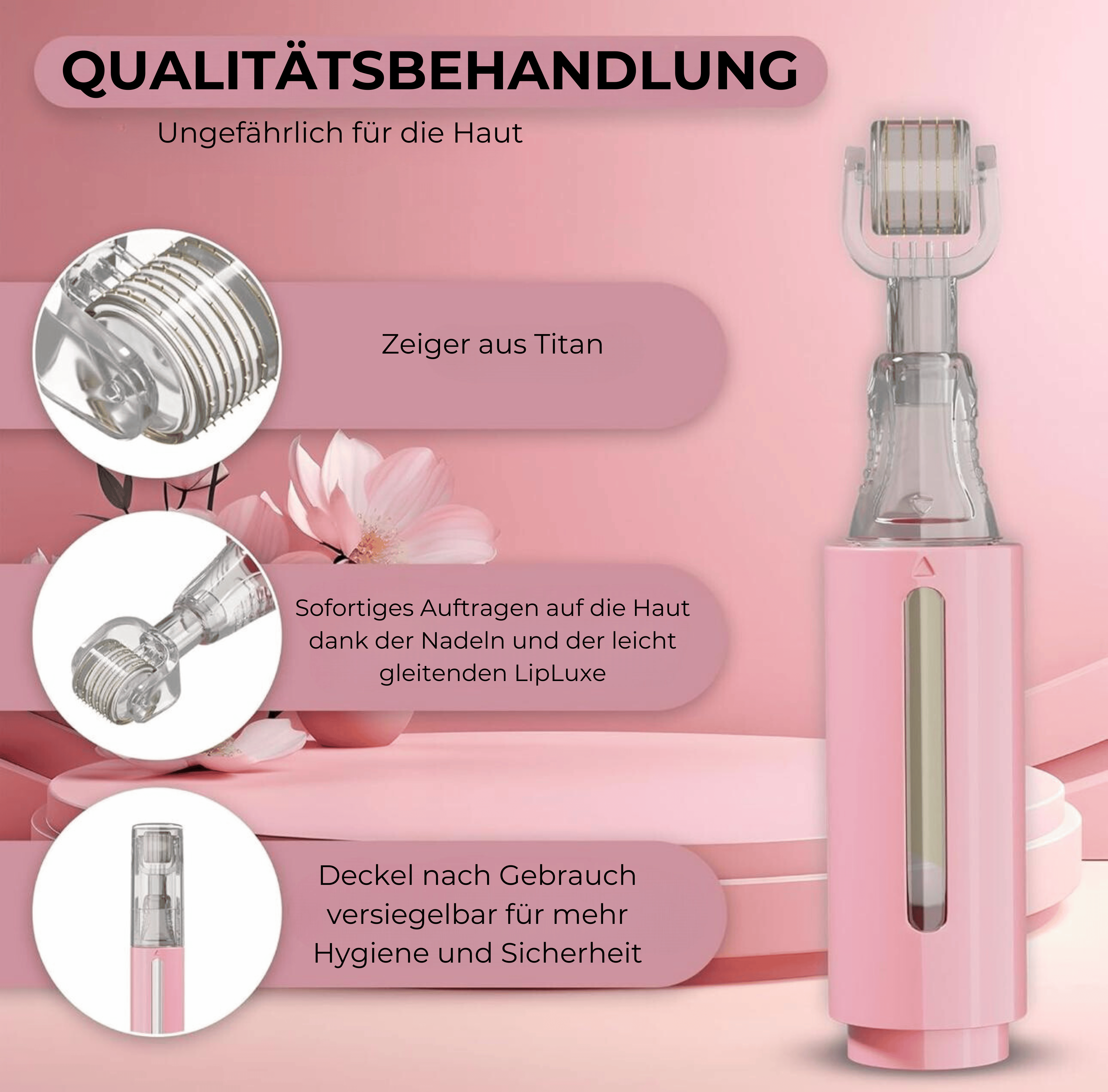HydraGlow Micro Infusion Roller | fugtgiver, gør læberne fyldigere og revitaliserer-zarada.dk