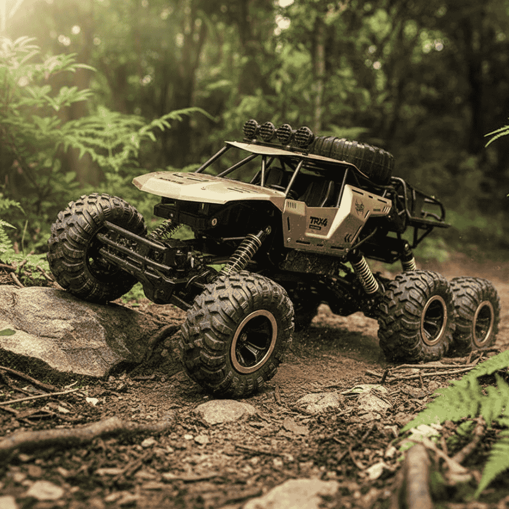 RC Monstertruck med 6WD og LED-lys
