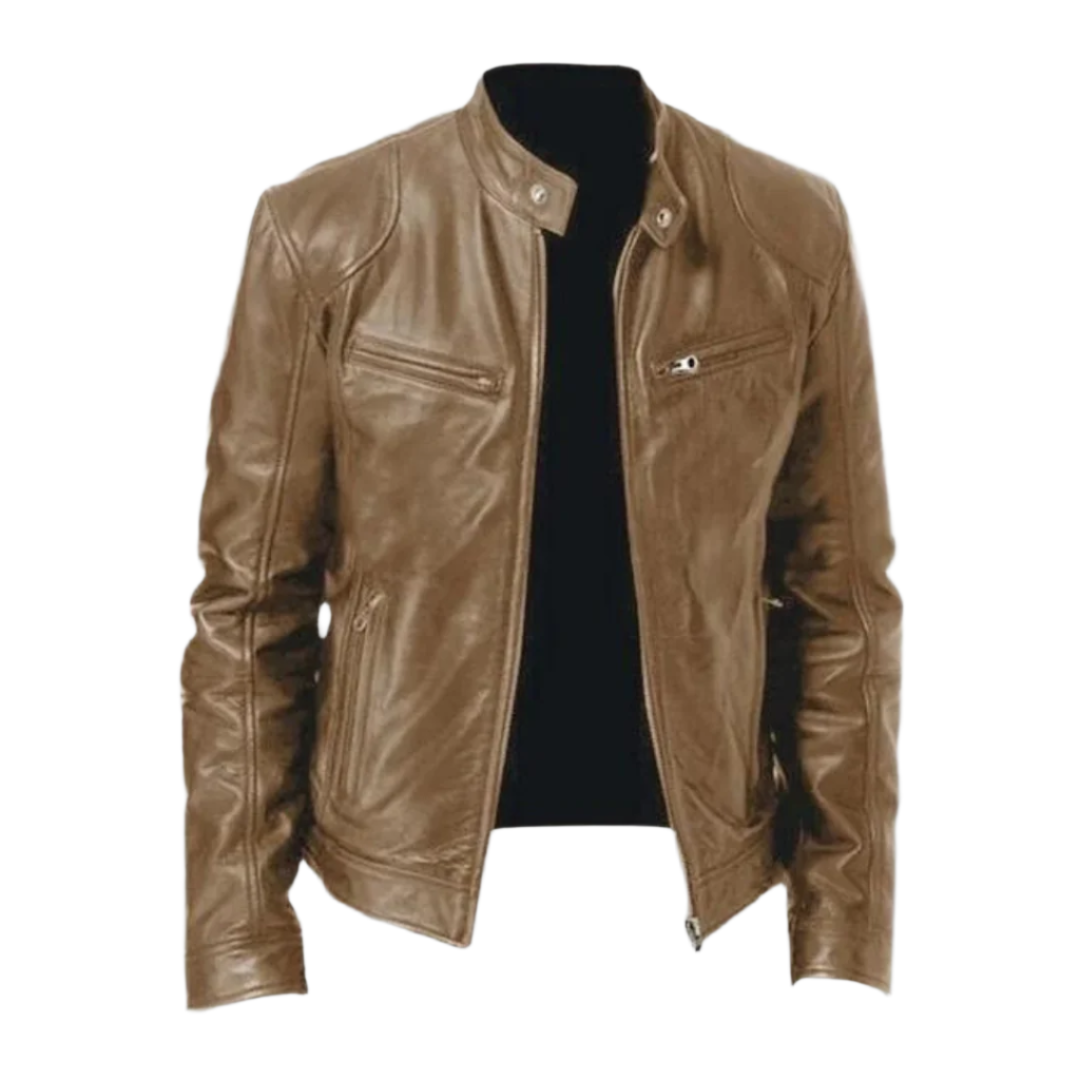 David Homme Læderjakke – Elegant & Holdbar Blouson med Moderne og Komfortabel Stil