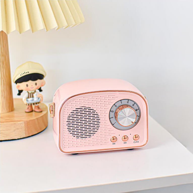 Retro Bluetooth Højttaler med Vintage Design