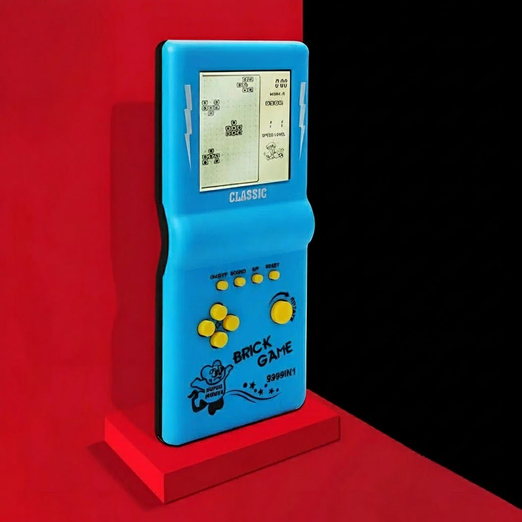 Retro Gaming Console Handheld Tetris Fun