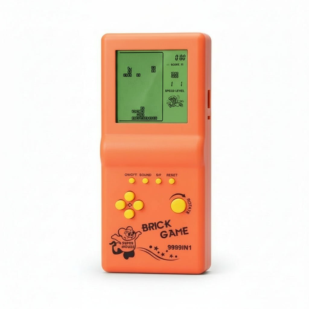 Retro Gaming Console Handheld Tetris Fun