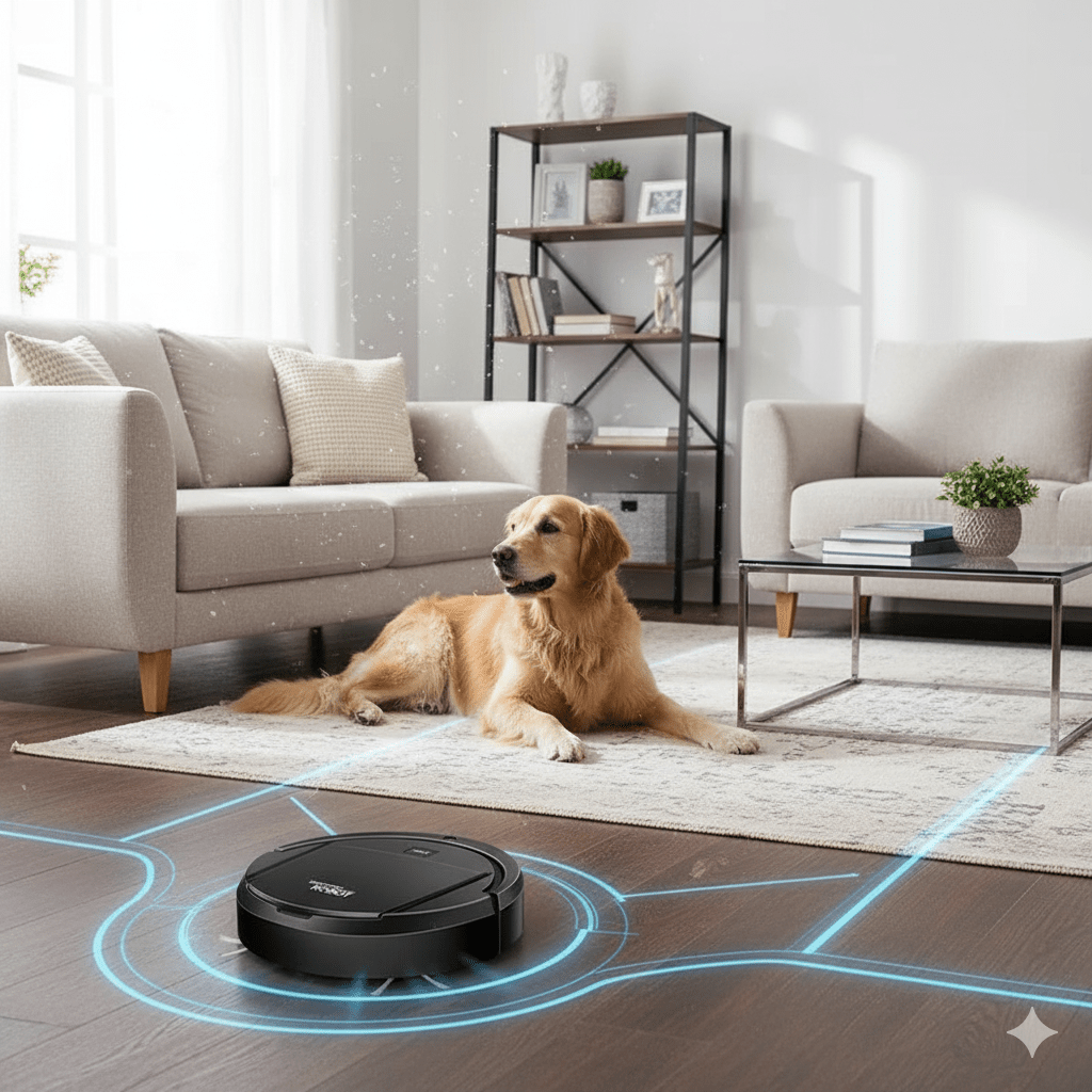 Robotstøvsuger med Intelligent Navigation