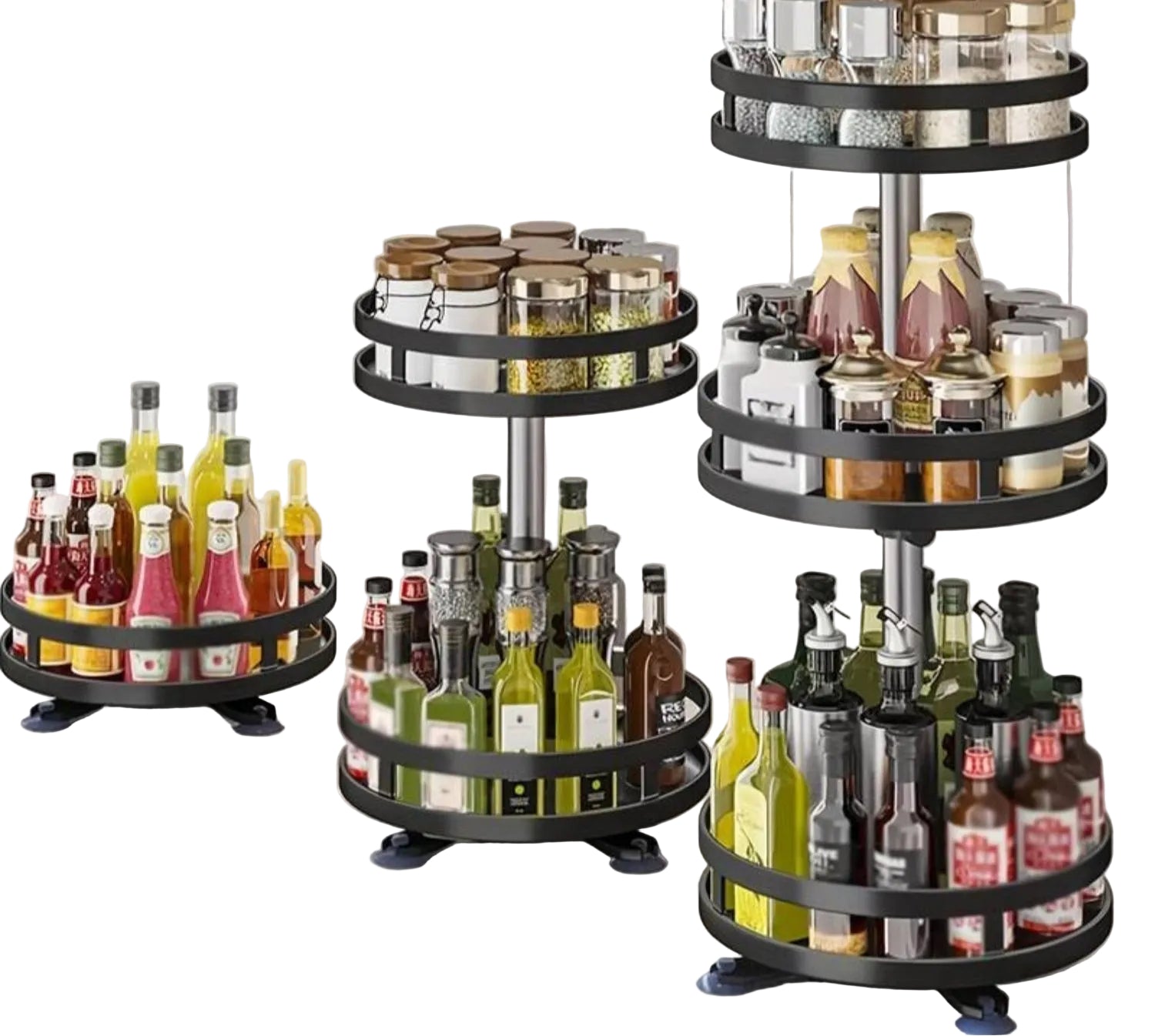 Roterende Opbevaringshylde 360°