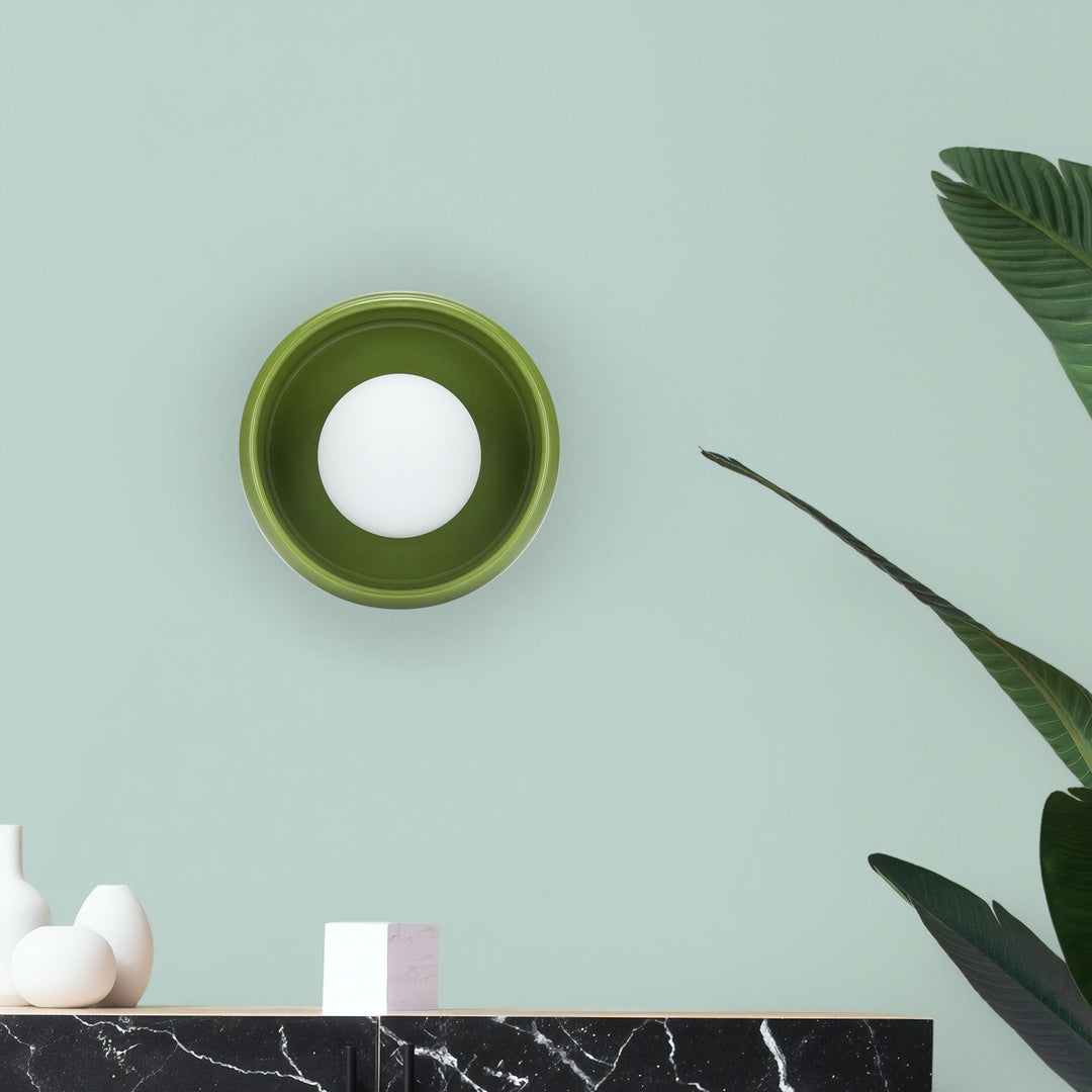 Rund Væglampe Circo Design - Moderne Belysning Til Stue