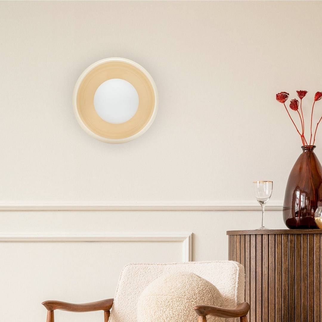 Rund Væglampe Circo Design - Moderne Belysning Til Stue