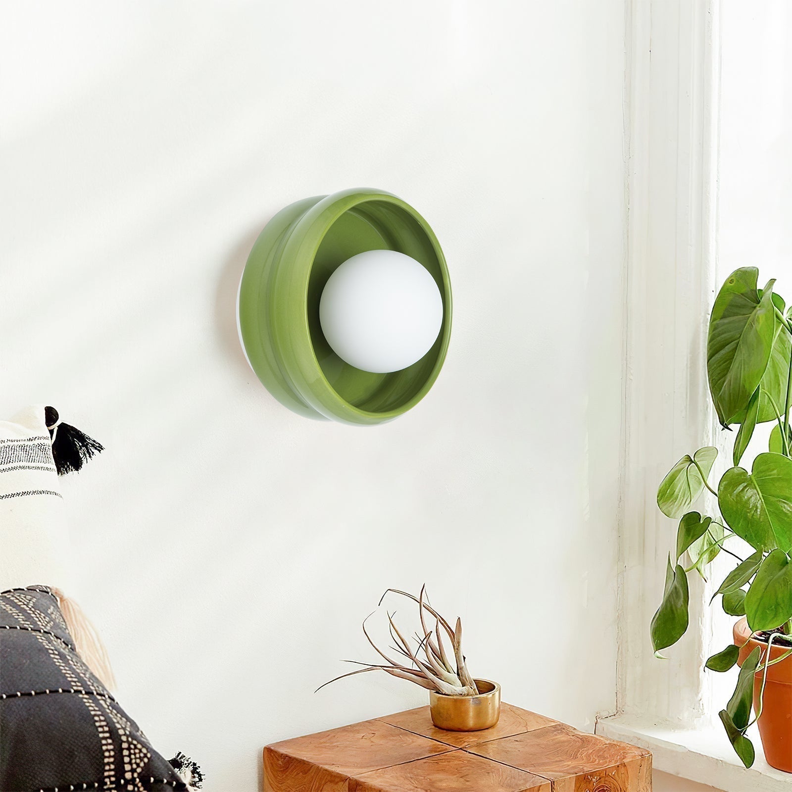 Rund Væglampe Circo Design - Moderne Belysning Til Stue