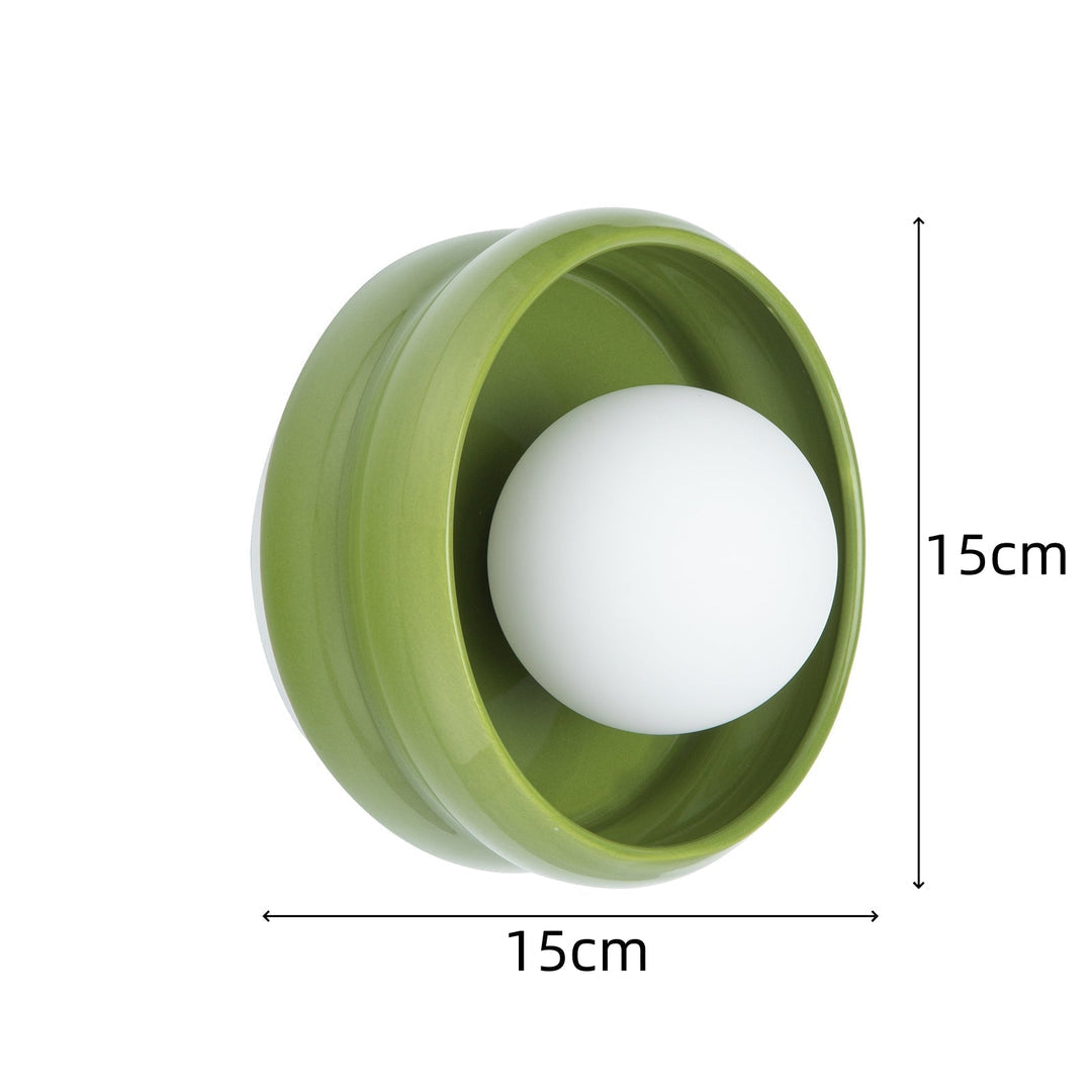 Rund Væglampe Circo Design - Moderne Belysning Til Stue