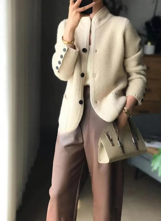 Lucille Cardigan Kvinde – Blød Cashmere Knappet Sweater & Elegant Klassisk Snit