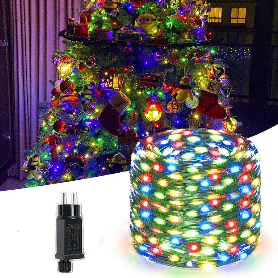 Waterproof LED Christmas Lights for Outdoor Use – Light String for Garden & Terrace