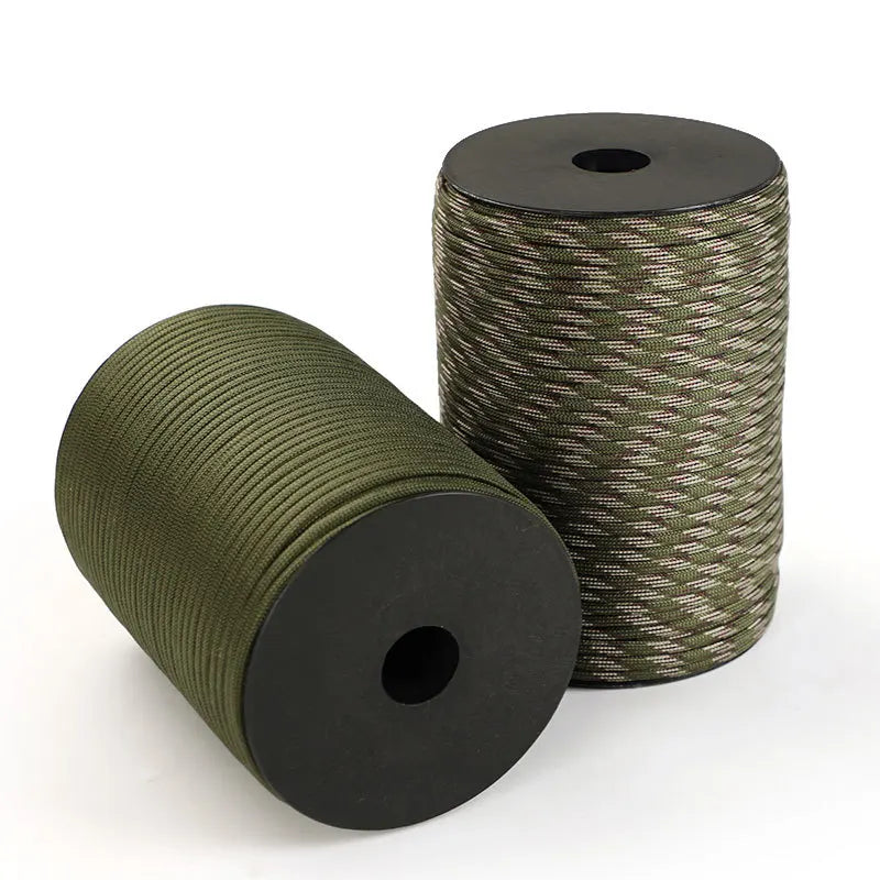 100m Norvo Survival Paracord – 9-Kern Militær 550 Paracord Snor til Udendørs & Håndværk