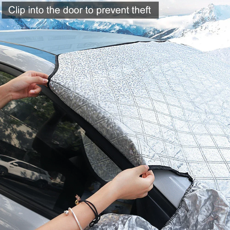 AllWeather Shield – Magnetisk Forrude Beskyttelsesbetræk til Bil, Anti-Frost & UV