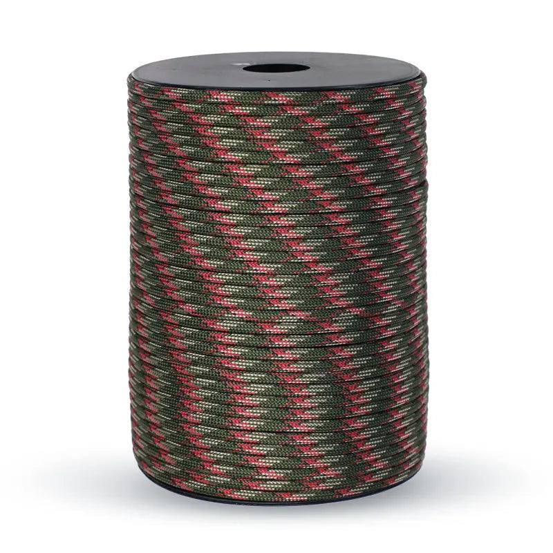 100m Norvo Survival Paracord – 9-Kern Militær 550 Paracord Snor til Udendørs & Håndværk