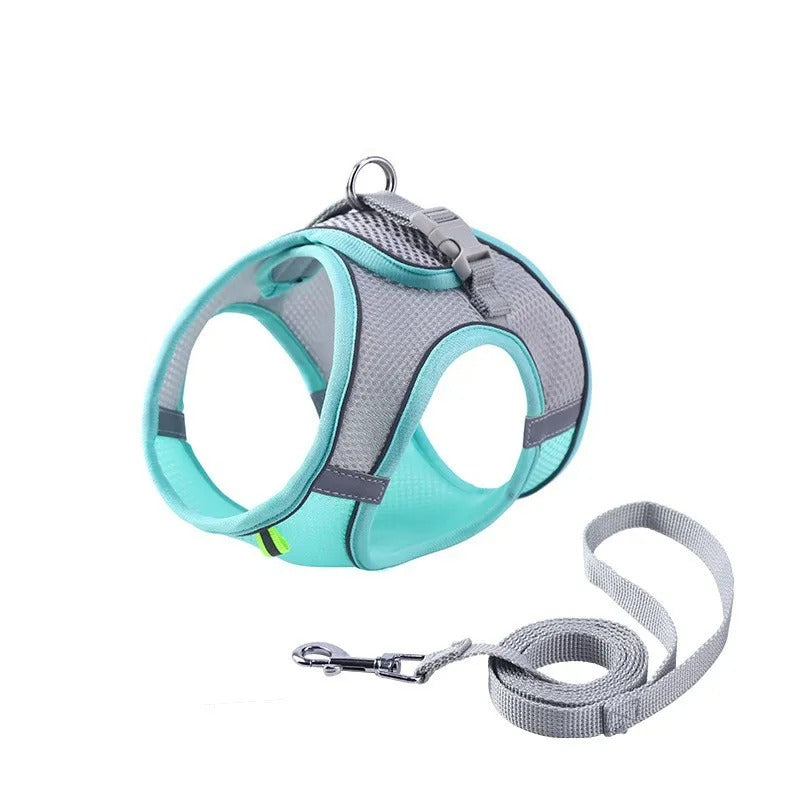Eventyrlig Katteharness med Snor – Justerbar og Reflekterende