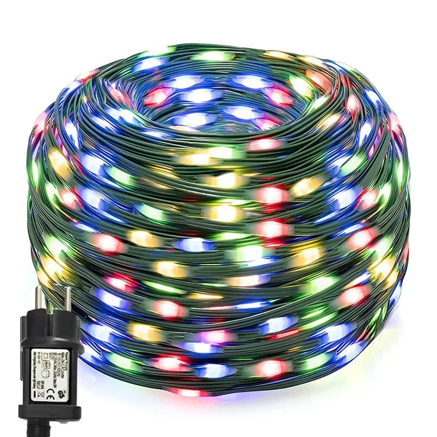 Waterproof LED Christmas Lights for Outdoor Use – Light String for Garden & Terrace