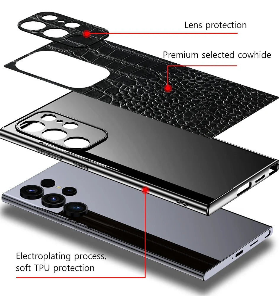 Samsung Galaxy S23/S24/S25 Etui med Fuld Beskyttelse